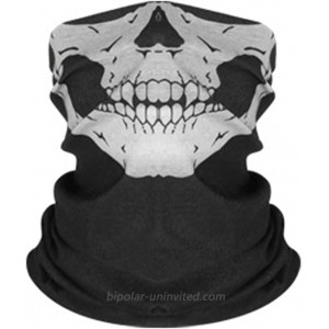 Skull Face Mask Balaclava Multipurpose Magic Headband Neck Gaiter Scarf for Men Women Uv Dust Wind Protection Face Cover for Hunting Riding Running Motorcycling Fishing at  Men’s Clothing store