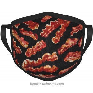 Supernatural Bacon mask for Adults Reusable Washable Fashion Black at  Men’s Clothing store