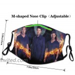 Supernatural Face Mask Mouth and Nose Protection Face Covering with Breathable Comfort Loops Black at Men’s Clothing store