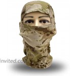 Tactical Camouflage Balaclavas Full Face Mask for Cycling Hunting Windproof Helmet Liner Military CP Scarf Mask CP Camo at Women’s Clothing store