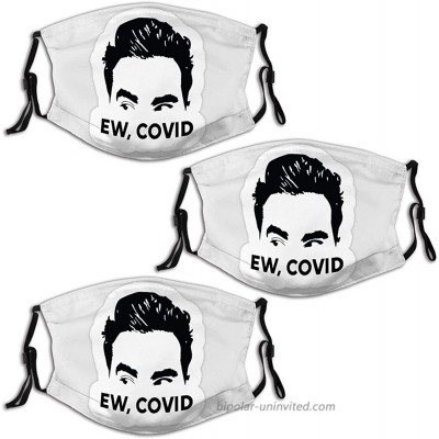 Titafel Ew Covid 3PC Cloth Face Mask Reusable Adjustable Washable for Adult & Teens with 6 Filters Black at  Men’s Clothing store
