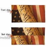 United States Constitution On Flag Face Mask Bandana for Dust Headband Magic Scarf Head Wrap Neck Warmer Black at Women’s Clothing store