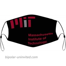 Washable Reusable Adjustable Mask Mouth 1PCS Massachusetts Institute of Technology face Balaclavas Mask at  Women’s Clothing store