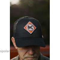 Allis Chalmers Hat with Vintage AC Logo Black Mesh at  Men’s Clothing store