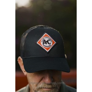 Allis Chalmers Hat with Vintage AC Logo Black Mesh at  Men’s Clothing store