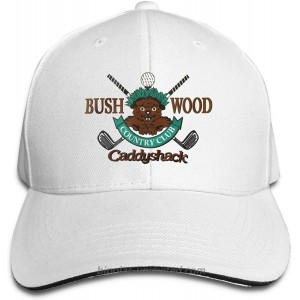 Caddyshack Bushwood Country Club Unisex Adult Baseball Cap Golf Baseball Cap Adjustable Sandwich Cap White at  Men’s Clothing store