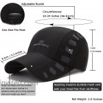 Clape Running Baseball Cap Lightweight Quick Drying Summer Sports Sun Caps Breathable Outdoor Visor Hat CP23-Black at Men’s Clothing store