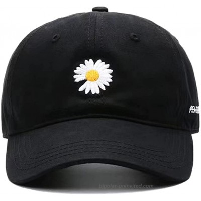 Dad hat Unisex Low-Key Daisy Flower Baseball Cap Cute Embroidery at  Men’s Clothing store
