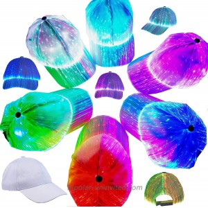 FamilyeShop Light Up Baseball Cap White Luminous LED Baseball Cap 7 Colors Glow Hat for Men Women USB Rechargeable Light Up Caps for Night Time Halloween Christmas Party Club at  Men’s Clothing store