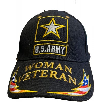 FindingKing U.S. Army Woman Veteran Hat Black at  Women’s Clothing store Baseball Caps