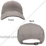 Foldable UPF 50+ Sun Protection Portable Hats Quick Dry Baseball Cap Adjustable Outdoor Sports Hat for Men Women Sand at Men’s Clothing store