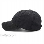 Hamilton Adult Cap Adjustable Cowboys Hats Baseball Cap Black at Men’s Clothing store