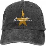 Hamilton Adult Cap Adjustable Cowboys Hats Baseball Cap Black at Men’s Clothing store