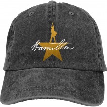 Hamilton Adult Cap Adjustable Cowboys Hats Baseball Cap Black at  Men’s Clothing store