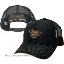 Jack Daniel's Official Tennessee Honey Bee Cap - Breathable Black Mesh Snapback for Summer - Adjustable at  Men’s Clothing store