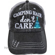 KATYDID Camping Hair Don't Care Women's Trucker Hat-Gray Mint at  Women’s Clothing store