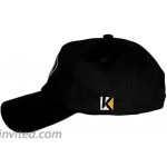 KUBILA Animal Freedom Bald Eagle Unisex Hat Embroidery Design Baseball Caps for Men Women Black Gold White