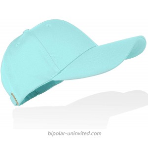 Tinya Baseball Cap Men Women Plain Sports Solid Adjustable Ladies Ball Hats Mint at  Men’s Clothing store