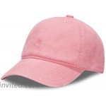Unisex Adjustable Top Hats for Women Mens Baseball Caps Solid Baseball Hats Cotton Dad Hats Light Pink at Women’s Clothing store