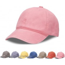 Unisex Adjustable Top Hats for Women Mens Baseball Caps Solid Baseball Hats Cotton Dad Hats Light Pink at  Women’s Clothing store