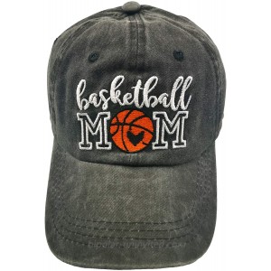 Waldeal Women's Basketball Mom Embroidered Hat Washed Adjustable Baseball Cap at  Women’s Clothing store