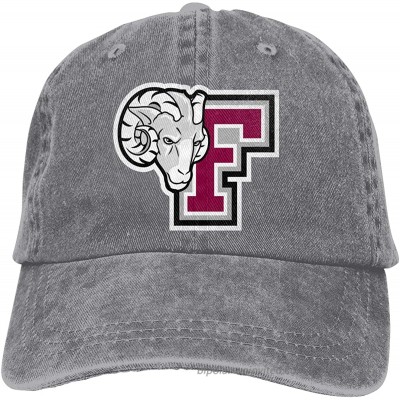 Younnerr Baseball Caps Logo of Fordham University Practical Men&Womens Denim Hat Adjustable at  Men’s Clothing store