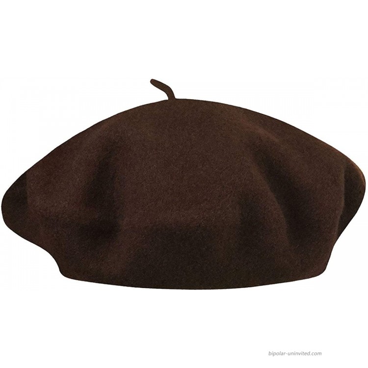 Betmar French Beret Chocolate One Size at Women’s Clothing store