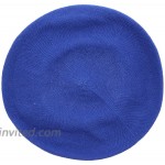 Cotton Ladies Beret with Large Anchor Applique-Light Navy at Women’s Clothing store