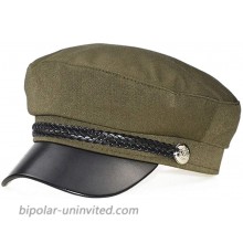 Jewelry-Box Retro England Style Ladies Womens Girls Beret Baker Boy Peaked Cap Military Hat Green at  Women’s Clothing store