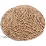 JH JOEJERRY Straw Beret Summer French Beret Hats for Women Artist Crochet Beret Khaki at Women’s Clothing store
