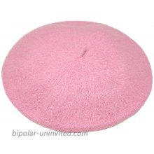 JOYHY Women's Solid Color Classic French Style Beret Beanie Hat Pink at  Women’s Clothing store