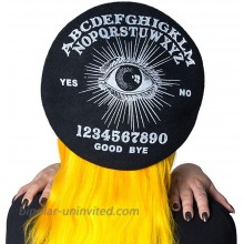 kreepsville 666 Ouija Planchette Black Beret Hat at  Women’s Clothing store