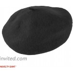 NOVELTY GIANT WWW.NOVELTYGIANT.COM 100% Wool Black Beret French Parisian Hat at Women’s Clothing store
