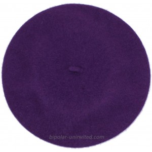 Ted and Jack - Elegant Solid Classic Beret in Purple at  Women’s Clothing store