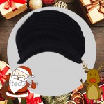 Women Newsboy Beanie Beret Hats Winter Knit Cap Fashion Casual Classic Warm Wool with Brim Artist Berret Cute boinas gorros de Mujer for Teen Girls Womens Lady Mother Black at Women’s Clothing store