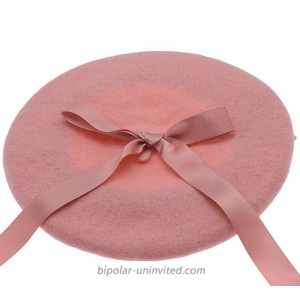 Women's Lolita Cat Beret Cap Painter Hat Muffle Hat Bowknot Hat Pink Pink at  Women’s Clothing store