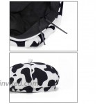 XYIYI Cow Print Wool Beret Hats for Women Girls Fashion French Beret at Women’s Clothing store