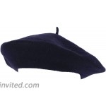 ZAKIRA Wool French Beret for Men and Women in Plain Colours - 3 Pack Pink Purple Navy at Women’s Clothing store
