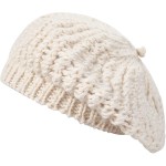 ZLYC Women Winter Wool Slouchy Beret Hat Fashion Knit Berets Cap Beige at Women’s Clothing store