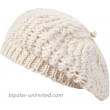 ZLYC Women Winter Wool Slouchy Beret Hat Fashion Knit Berets Cap Beige at  Women’s Clothing store