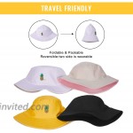 4 Pieces Unisex Bucket Hats Embroidered Hat Summer Fisherman Cap Reversible Sun Hat at Women’s Clothing store