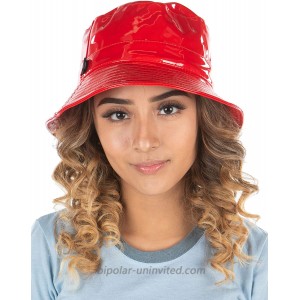 Adjustable Bucket Hat for Women Rainhat - Red at  Women’s Clothing store