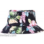 AUNG CROWN Bucket Floral Printed Fisherman Hats Sun Summer Beach Hats Caps at Women’s Clothing store