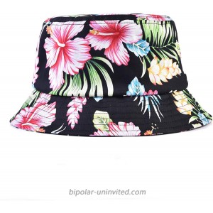 AUNG CROWN Bucket Floral Printed Fisherman Hats Sun Summer Beach Hats Caps at  Women’s Clothing store