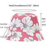 Beauideal Bucket Hats Women’s Tie Dye Reversible Summer Sun Hat 100% Cotton Beach Cap Rose red at Women’s Clothing store