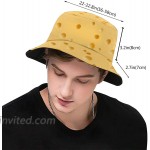 Bucket Hat Funny Food Cheese Pattern Unisex Packable Summer Travel Bucket Boonie Sun Hat Outdoor Fisherman Cap at Women’s Clothing store