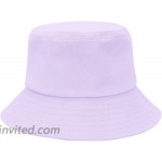 Bucket Hat Reversible Fishing Hats for Women Two Sides Sun Athletic Outdoor Cap Beach Hat Pure Purple at Women’s Clothing store