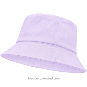 Bucket Hat Reversible Fishing Hats for Women Two Sides Sun Athletic Outdoor Cap Beach Hat Pure Purple at  Women’s Clothing store
