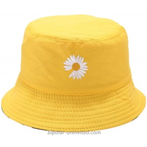 Bucket Hats Double Sided Wear Foldable for Unisex Travel Beach Sun Hat at  Women’s Clothing store