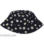 BYOS Unisex Reversible Packable Print Cotton Bucket Fishman Summer Sun Hat Cap at Women’s Clothing store